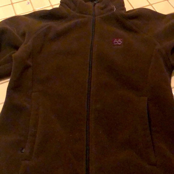 Sold! Brown 66 North hiking fleece jacket details - Picture 1 of 6